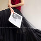 Aconiconi Elegant High Waist Ruffle Mesh Princess Long midi layered Skirt- Quiet Shadow Quicksand