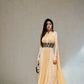 DOLLY High End Sleeveless Halter Shawl Long Pleated evening gown Dress-Linda