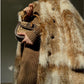 Imitation fur long-haired winter coat - Elk Palm