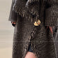 Aconiconi Boho Long Loose Knitted Sweater Tassel Jacket-Loose Tea Quinoa