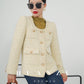 Huanzi spring autumn heavy couture tweed coat jacket - Kindr