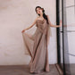 DOLLY High End Lazy Style Sleeveless Draped Collar Long Resort Dress-DEHLI