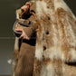 Imitation fur long-haired winter coat - Elk Palm