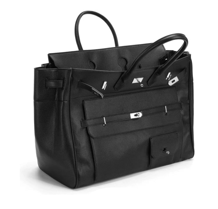 Premium Tide Men Travel Platinum Bag Premium large  Double Drawer Tote travel weekender Bag