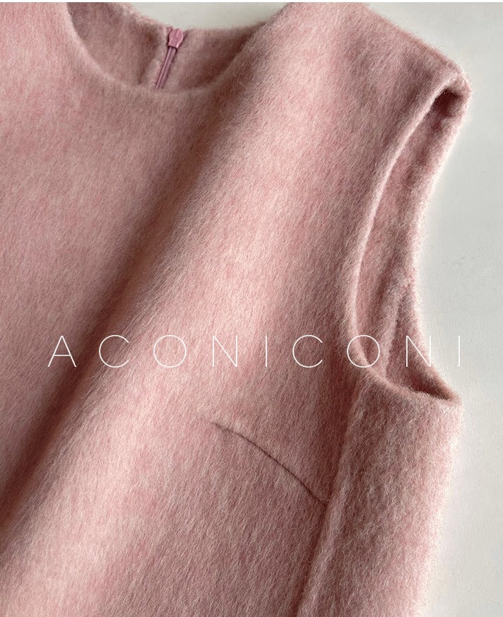 Aconiconi｜ Outline Double-faced Wool  coat- Windsor Stroll