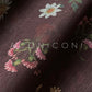 Aconiconi Autumn Floral print French A line brown cottage Dress- Samba Moon