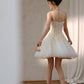 DOLLY Elegant Off White Sleeveless Sequin Long Wedding Guest Dress-Star