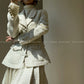 Aconiconi| autumn winter sequins French tweed jacket short skirt - Moonset Star Sea