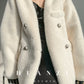 Huanzi green imitation fur autumn winter coat - Miiw