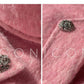 Luxury full Winter Coat Bubble gum Pink Inkstone wool long coat - Lanshan