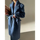 Aconiconi｜Galan Sumu long-haired high-grade woolen long coat- Kalanchoe