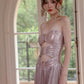DOLLY Luxury Sleeveless Skin Revealing Tube Top Hollow Birthday Dress-MIA