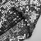 DOLLY Luxury Sliver Retro Style Green Feather Tube Top Long Glitter Party Dress-THEKLA