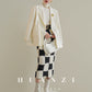 Huanzi custom-made Australian wool hand-sewn double-sided autumn winter short coat - Sakka