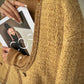 Brownie autumn wool retro tweed suit skirt jacket - Dunnu