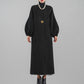 Huanzi designer double-sided cashmere coat mid-length contrast autumn  winter wool coat - Time