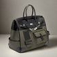 Army green Retro birkin inspired handmade canvas men business travel tote women's weekender travel overnight weekend handbag