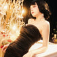 DOLLY Luxury Black Pleated Chest Wrap Off Shoulder High Waist Long Evening Dress-ZOE