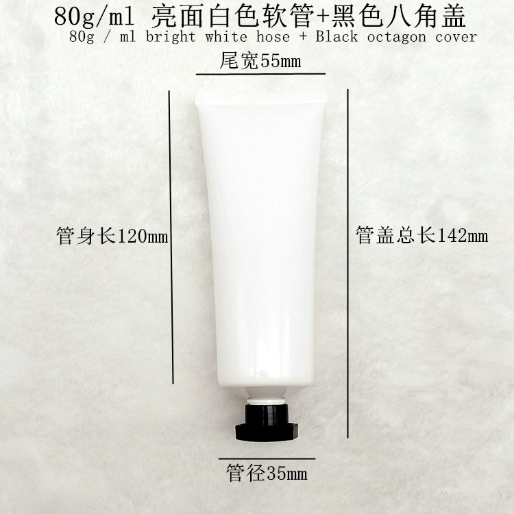 80g ml  makeup and skin care products, facial cleanser, hand cream, milky white sub-pack, tube, bottle, packaging material, tube