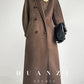 Huanzi high-end double-sided cashmere wool tweed blazer  coat - Vellor