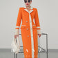 Huanzi custom high-grade orange double-sided cashmere wool autumn winter coat - Cirre