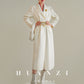 Huanzi custom-made Australian wool pure hand-sewn double-sided autumn winter coat - Iya