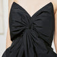 DOLLY Luxury Black Big Bow Tube short Party cocktail lbd Dress-GLAD