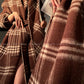 Aconiconi| Double-sided tweed plaid winter coat jacket  - Poems of the North Island