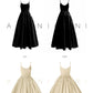 Aconiconi Elegant Black French Sleeveless High Waist Tutu Dinner Dress- Baileys