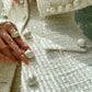 Aconiconi| autumn winter sequins French tweed jacket short skirt - Moonset Star Sea