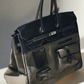 Army green Retro birkin inspired handmade canvas men business travel tote women's weekender travel overnight weekend handbag