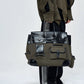 Army green Retro birkin inspired handmade canvas men business travel tote women weekender travel overnight weekend handbag