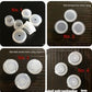 DONE PET bottle double-layer cap 200ML round shoulder large screw cap plastic sub-bottle light-proof cosmetic packaging material with inner plug