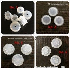 DONE PET bottle double-layer cap 200ML round shoulder large screw cap plastic sub-bottle light-proof cosmetic packaging material with inner plug