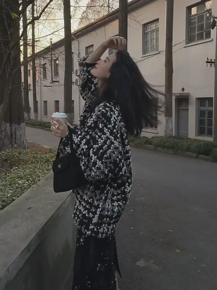 Luxury high end Tweed Jacket Versatile Coat - Sbuia – ORUMATORU