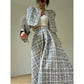 Aconiconi High-end tweed short coat +  high-waist skirt two-piece set - Milan Wilderness