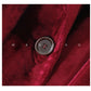WANXO wine red acetate velvet suit jacket  new high-end silhouette coat- Serena