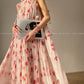 Aconiconi｜Flower heavy pleated French romantic vacation style loose sling midi dress - chimes