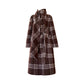 Aconiconi| Double-sided tweed plaid winter coat jacket  - Poems of the North Island