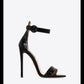 Open-toed high-heeled sexy black stiletto sandals - Nihie