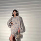 Aconiconi｜high-end French tea floral printed elegant lantern sleeve midi dress - Nila
