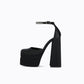 Sky high Mary Jane square thick heel square head shoes - black Pettio
