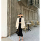 New spring and summer light luxury one-shoulder high-end slit dress- Tiomo black