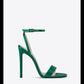 Sexy Elegant green stiletto open-toe belt high-heel shoe sandals - Miroo