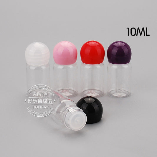 10/15/20/30ml PET Cosmetic Makeup transparent clear bottle + Ball Cap
