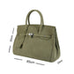 Army green retro birkin inspired canvas weekender overnight weekend travel bag fashion high street travel handbag